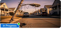 Broken Streetlight on Maple Street